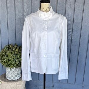 Talbots Women's White Jacket Size 16
